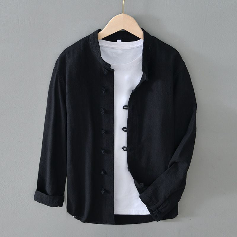 Chemise Traditionnelle En Lin Roberto Russo Pour Hommes Modernes Confort Respirant Et Luxe Subtil