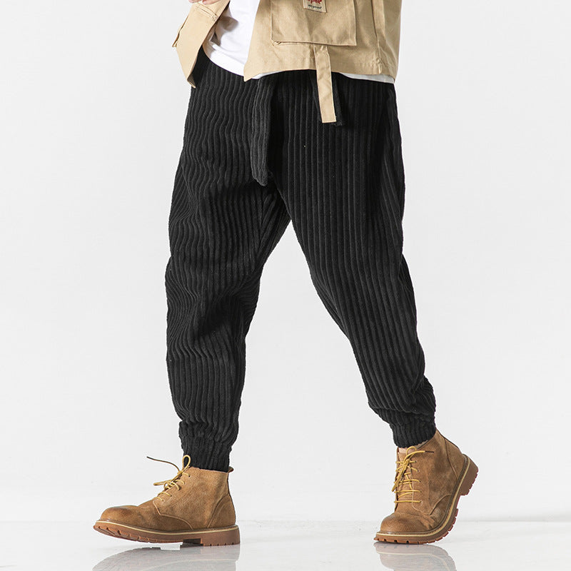 Legacy Joggers Velours Côtelé Avec Taille Ajustable Et Poignets Ressérés Pour Style Décontracté