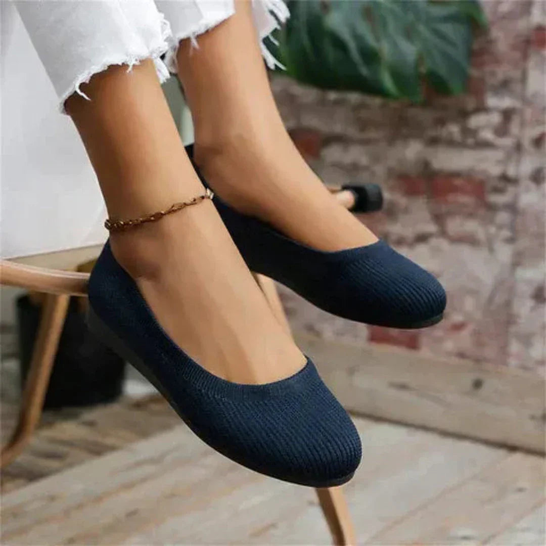 Ballerines Orthopédiques En Maille Lila Pour Femme Confort Quotidien Et Soutien Optimal