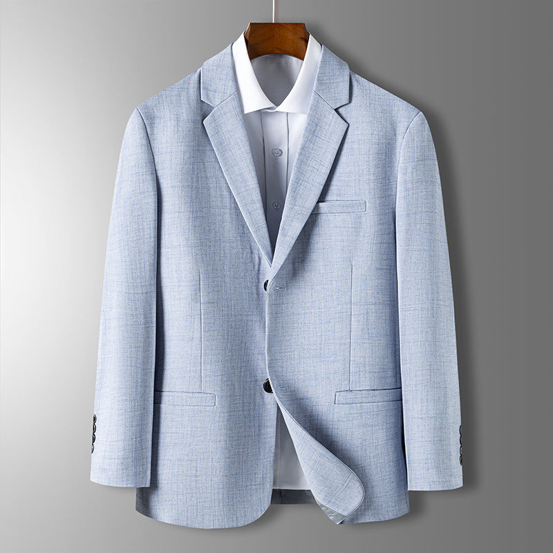 Veste Blazer Héritage Moderne Lorenzo Vitali Col Costume Raffiné Léger Deux Boutons Coupe Droite