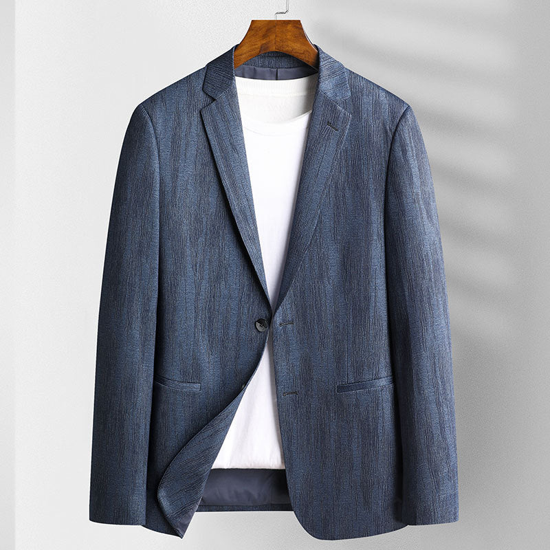 Lorenzo Vitali Blazer Business Luxe Slim Fit Respirant Résistant Au Vent Lavable En Machine Pour Réunions Et Dîners