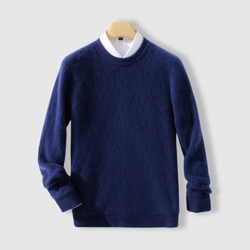 Pull En Mérinos Lorenzo Vitali Avec Motif Argyle Epais Et Confortable Pour L Hiver
