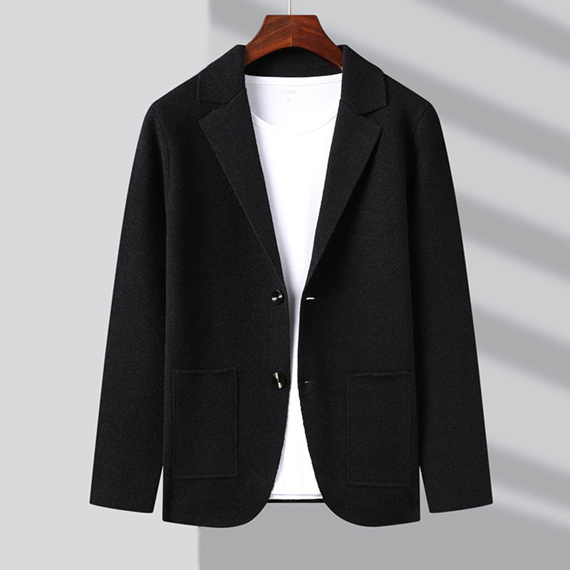 Lorenzo Vitali Modena Luxe Cardigan Pour Homme Élégant Et Chaud Pour Automne Et Hiver