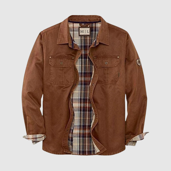 Veste Moto Utilitaire Lorenzo Vitali Léger Durable Avec Poches Multiples Et Col À Revers