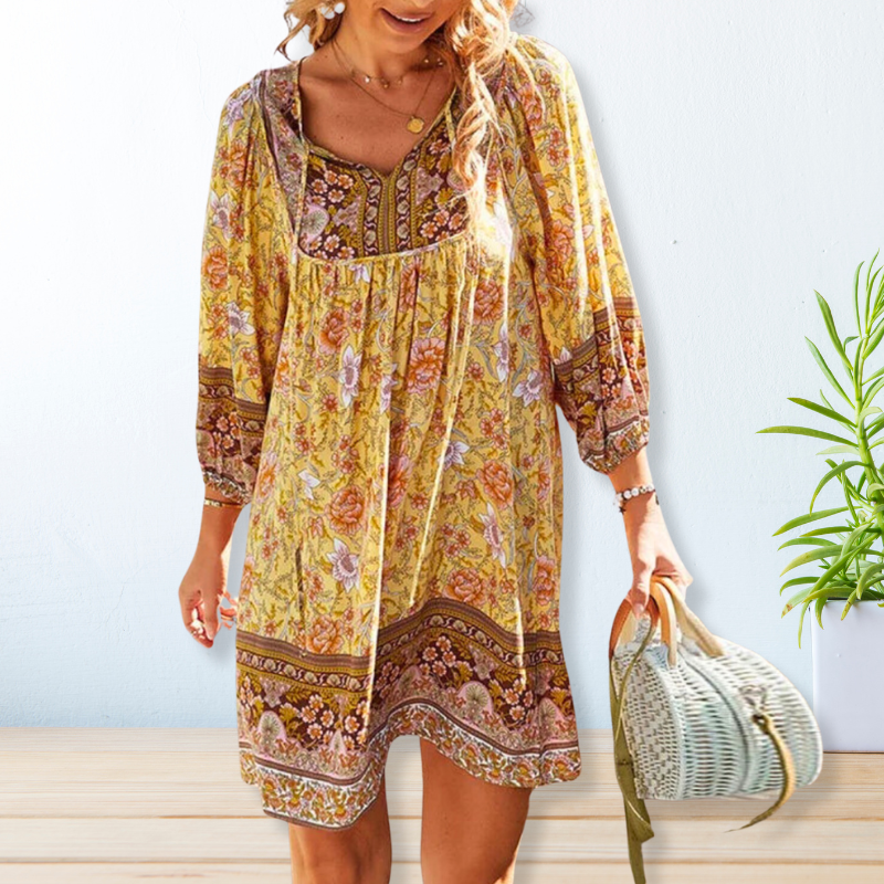 Bohemian Sommerkleid im Stil Magdalina