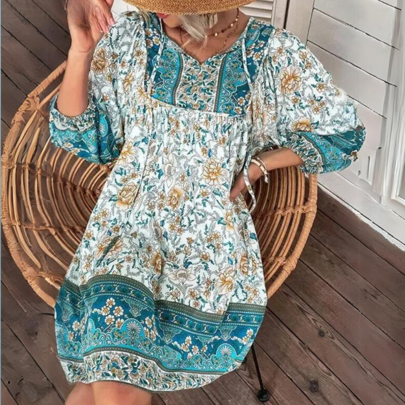 Bohemian Sommerkleid im Stil Magdalina