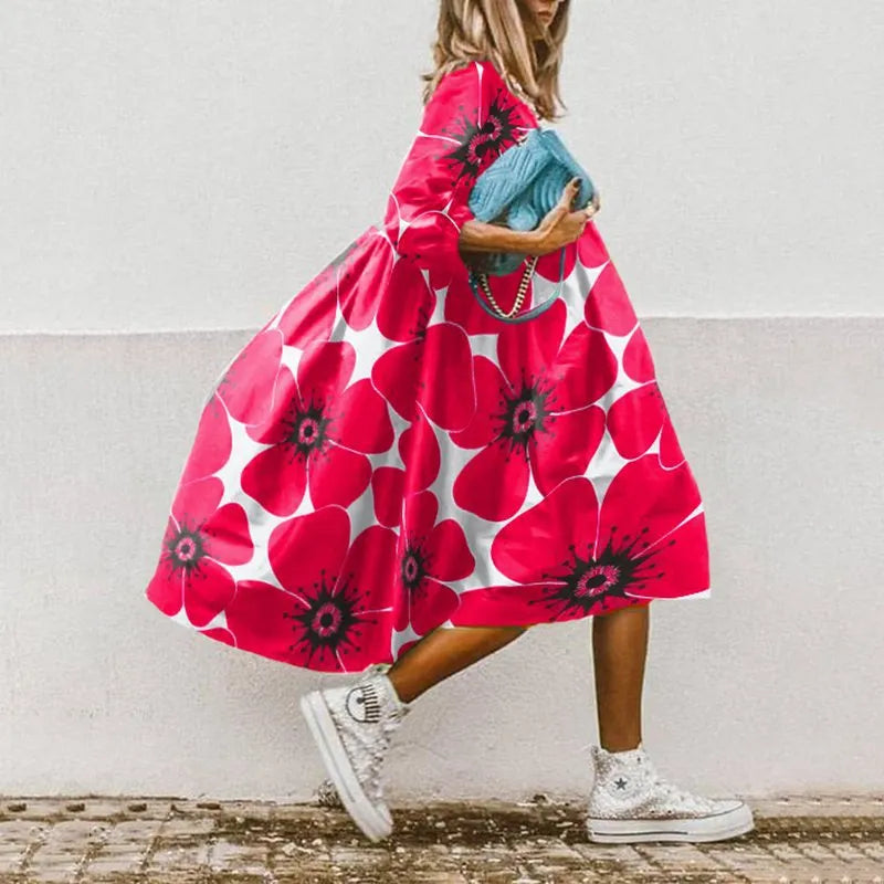 Bella Sommerkleid: Buntes Baggy-Modell