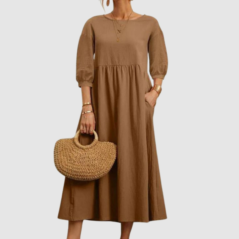 Frauen Sommerkleid von Mirela mit weiten Ärmeln