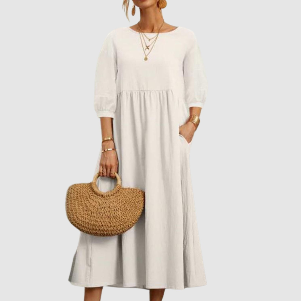 Frauen Sommerkleid von Mirela mit weiten Ärmeln