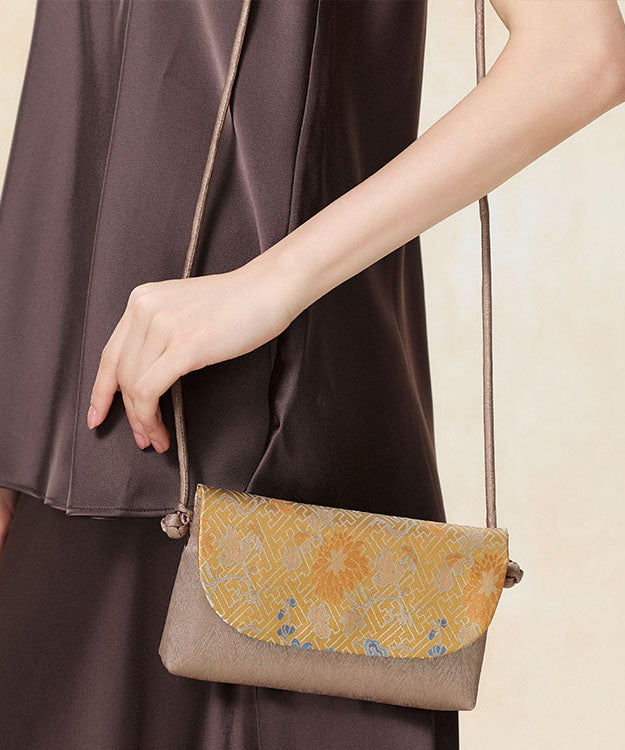 Nouveau sac à bandoulière polyvalent en soie de style chinois - Amawinc