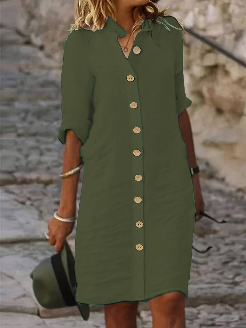 Damen-Midikleid Nora: lässig und schlicht