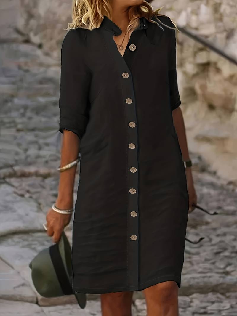 Damen-Midikleid Nora: lässig und schlicht