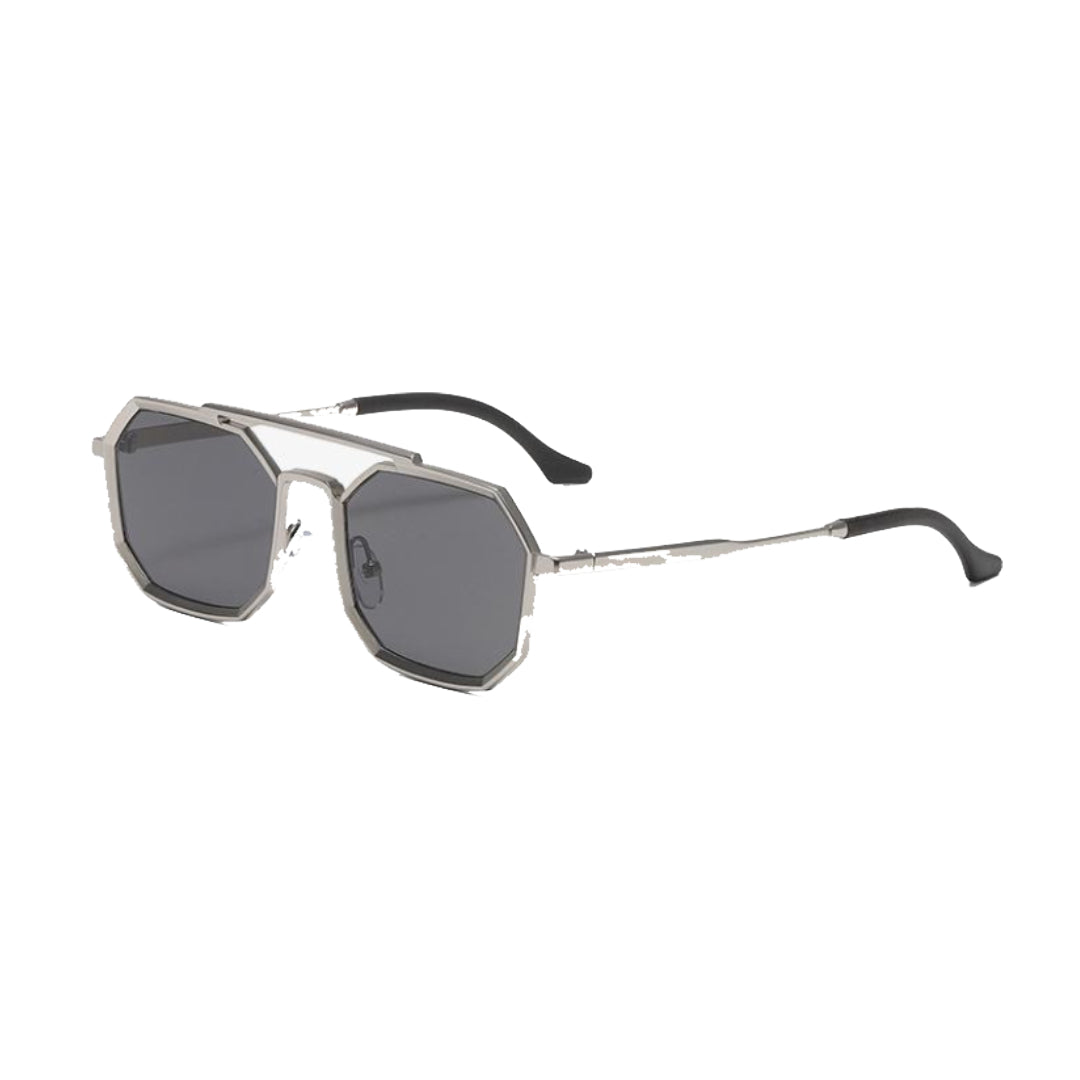 Lunettes De Soleil Iron Seven Aviateur En Résine Avec Lentilles Acryliques Pour Un Style Subtil Et Luxueux