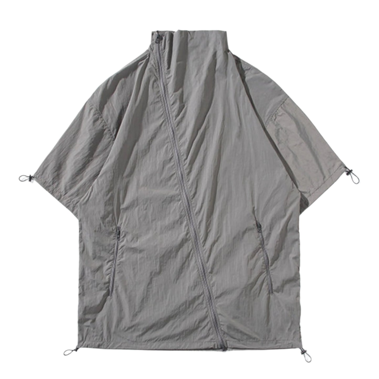 Chemise Cargo Kalahari À Manches Courtes Séchage Rapide En Polyester Nylon Avec Fermeture Éclair Asymétrique