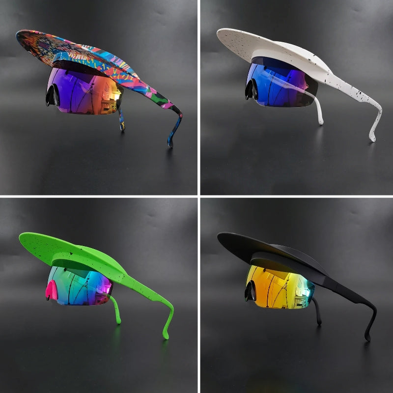 Lunettes de Cyclisme Nytron Shield Anti Éblouissement Protection UV pour Vélo en Quatre Couleurs