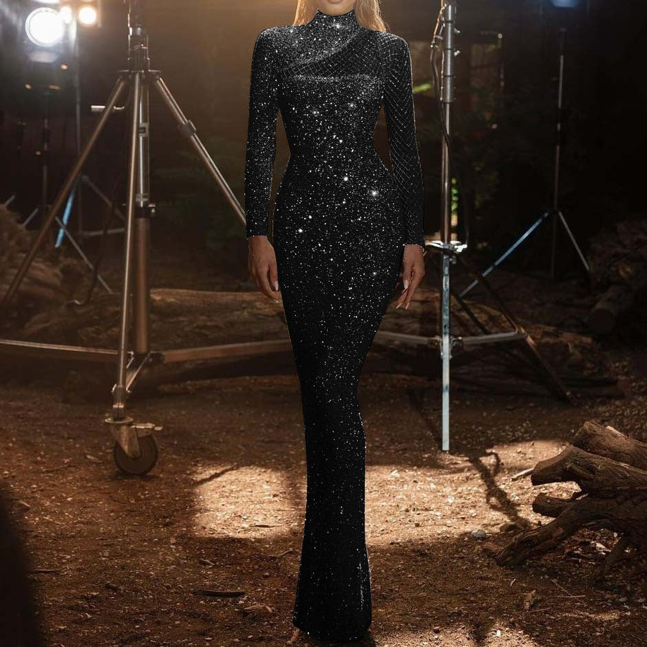 Elegantes Pailletten-Kleid von Fudus in Slim Fit