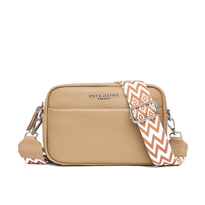 Amawinc Stella Sac Bandoulière En Cuir Grainé Compact Et Structuré Pour Utilisation Quotidienne Sans Mains