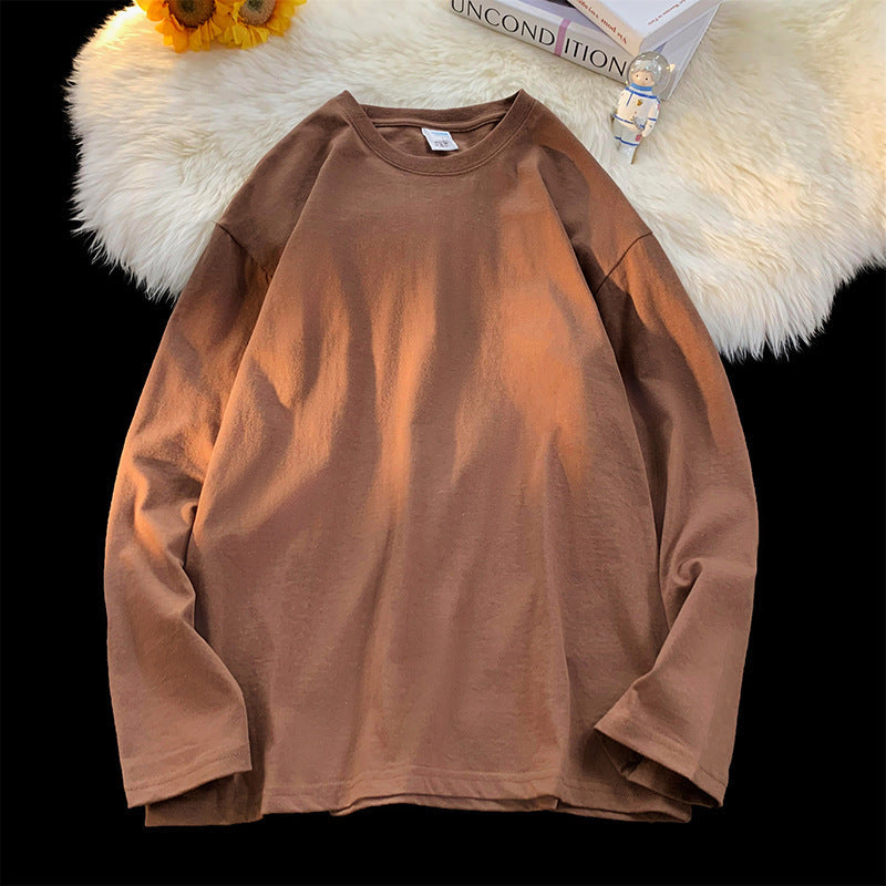 Damen Lässiges Langarmshirt aus hochwertiger Baumwolle Amawinc