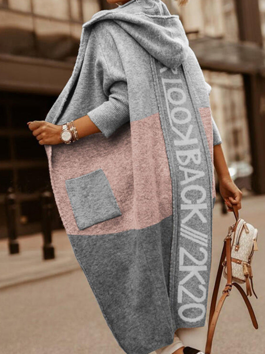 Damen lässiger Kapuzencardigan Amawinc