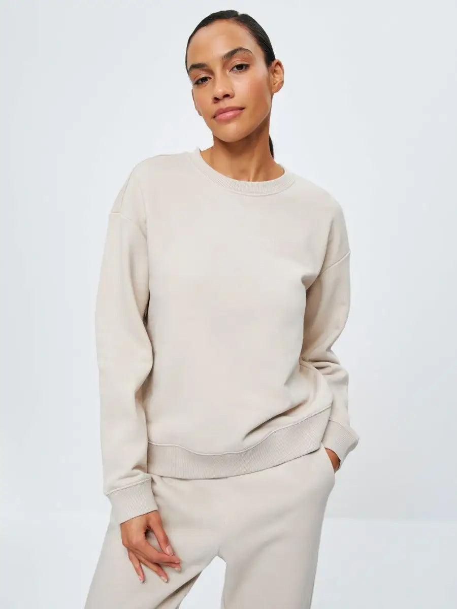Damen Bequemer Oversized Sweatpullover mit lässigem Schnitt Amawinc