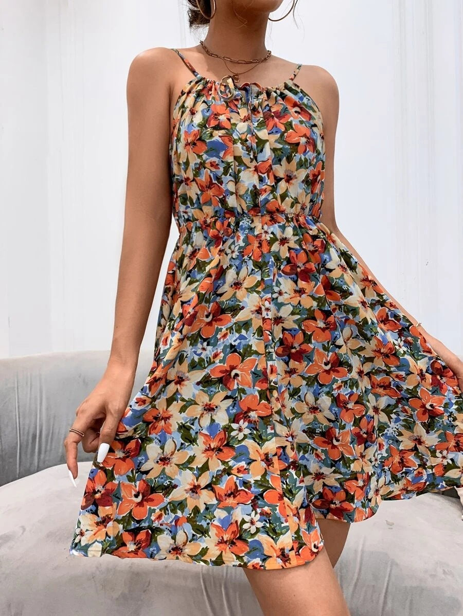Clara Kleid mit Gummizug in der Taille