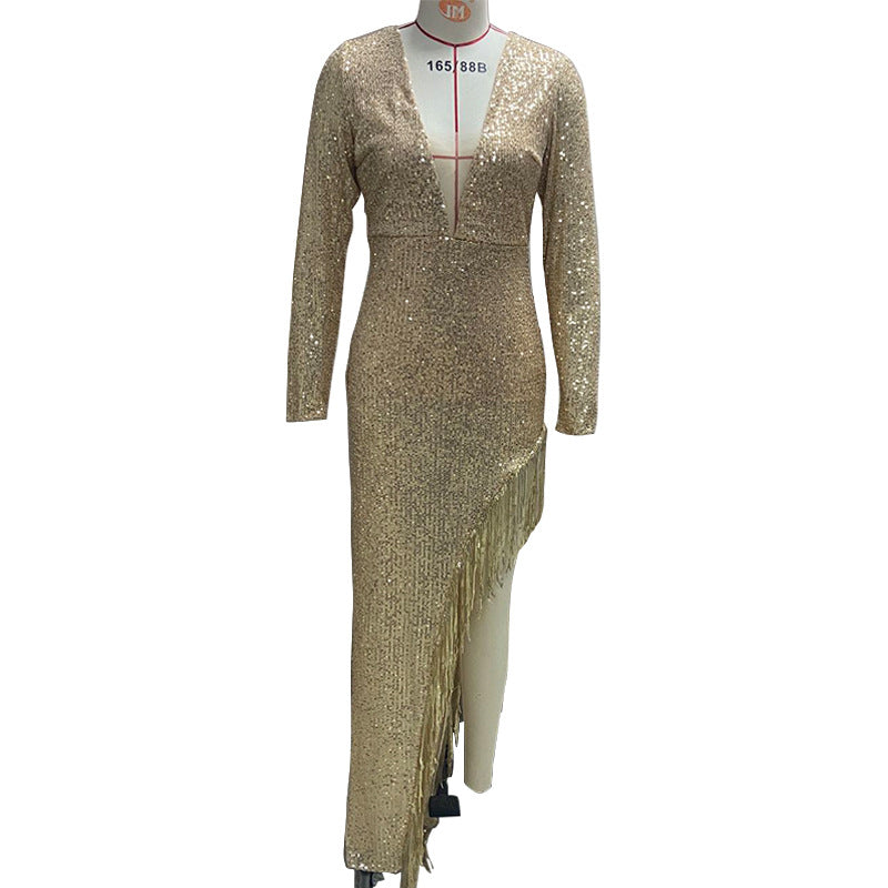 Fudus: Elegantes, sexy, asymmetrisches Kleid