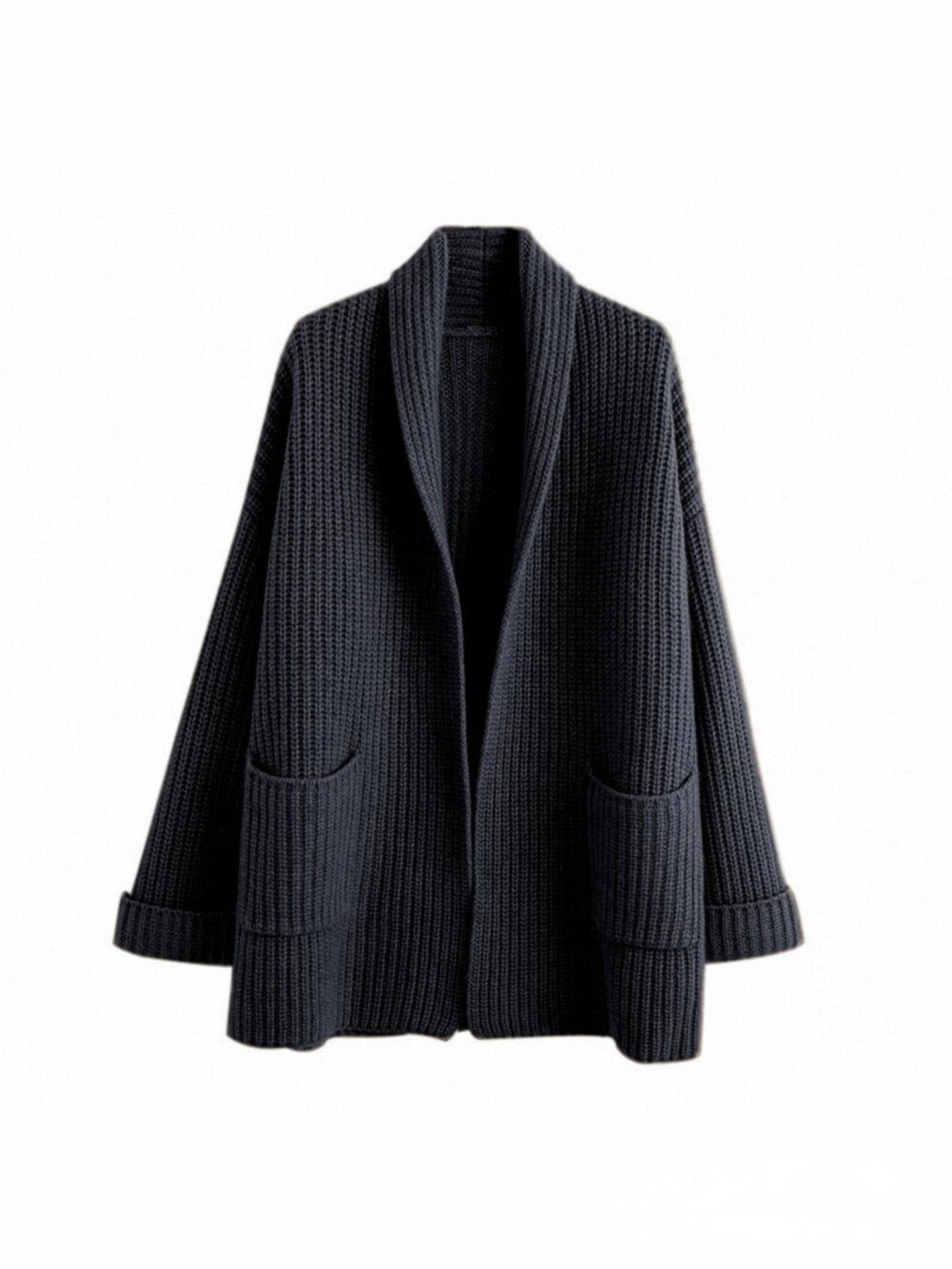 Julia Cardigan Oversize Femme Hiver Confort Décontracté Coupe Ample pour Maison et Sorties