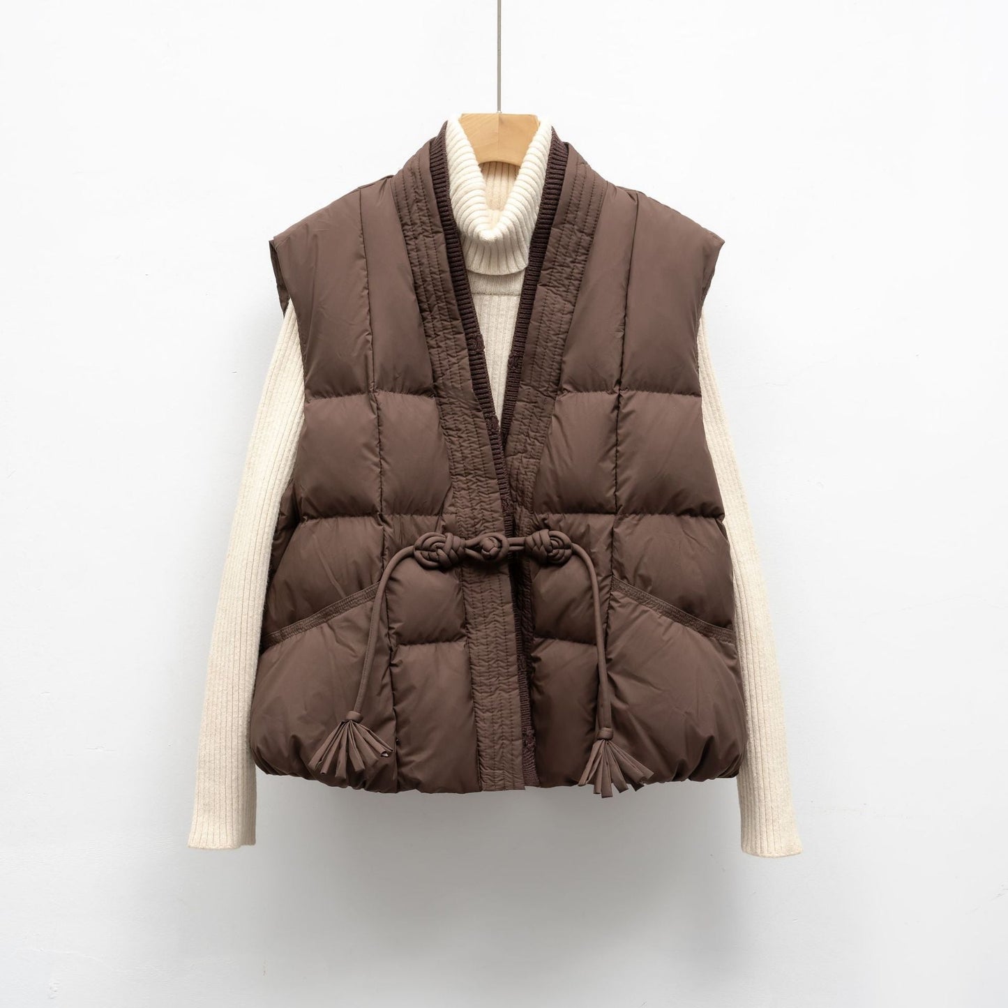 Damen Modische gesteppte Weste Amawinc