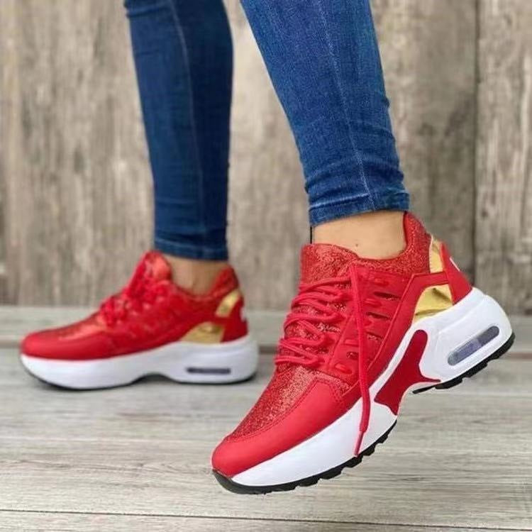 Damen Sportliche Air Max Sneakers mit atmungsaktiver Oberflächenstruktur Amawinc