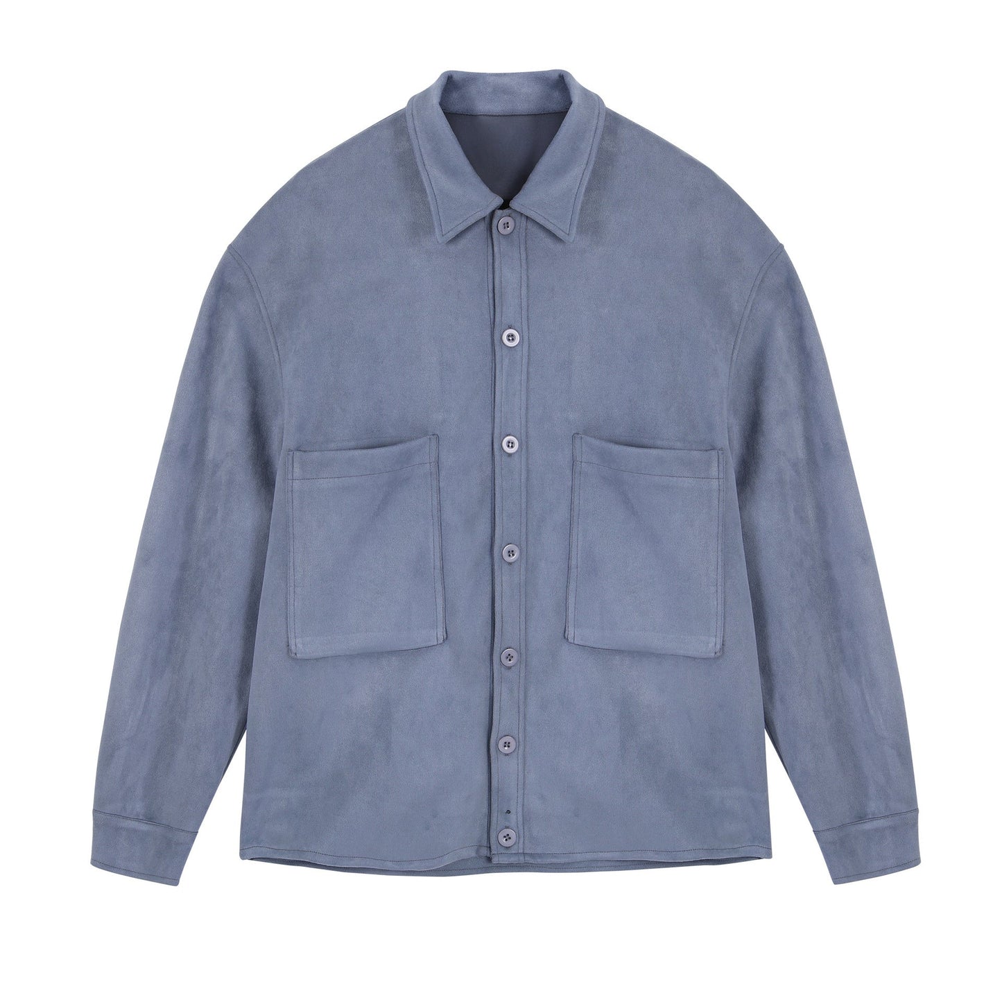 Damen lässige Overlay-Jacke mit praktischen Taschen und modernem Kragen Amawinc