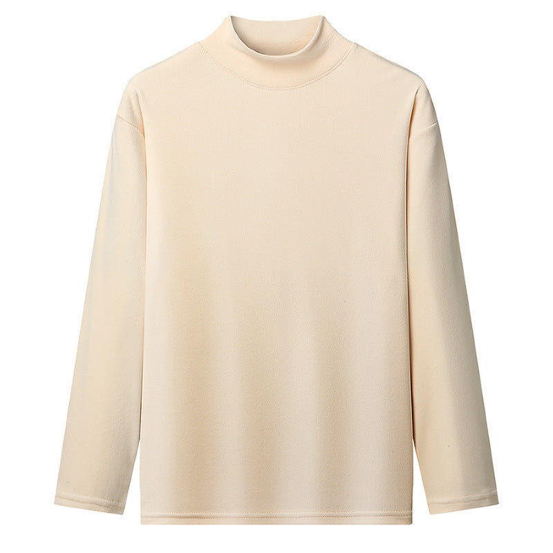 Damen Stehkragen Langarmshirt aus hochwertigem Material Amawinc