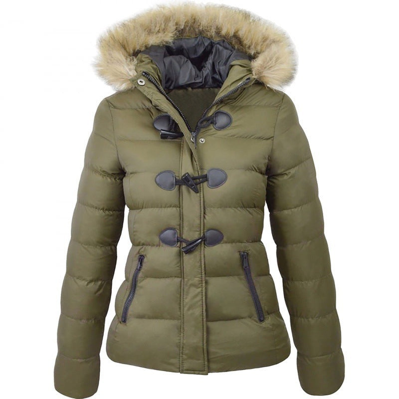 Damen Wintersicherheitsjacke mit abnehmbarer Kapuze Amawinc