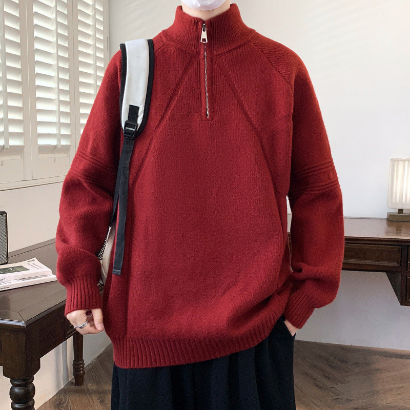 Damen Kapuzenpullover mit hohem Kragen und praktischem Reißverschluss Amawinc