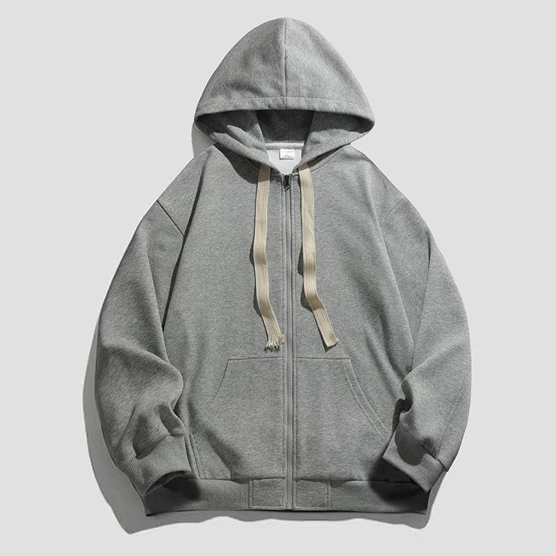 Damen warme Kapuzenjacke mit durchgehendem Reißverschluss und großzügigen Taschen Amawinc