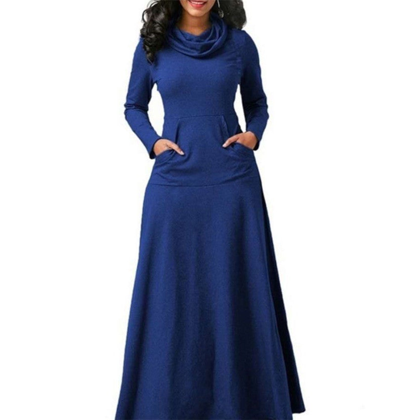 Durchsichtiges, fließendes Abendmaxikleid von Fudus