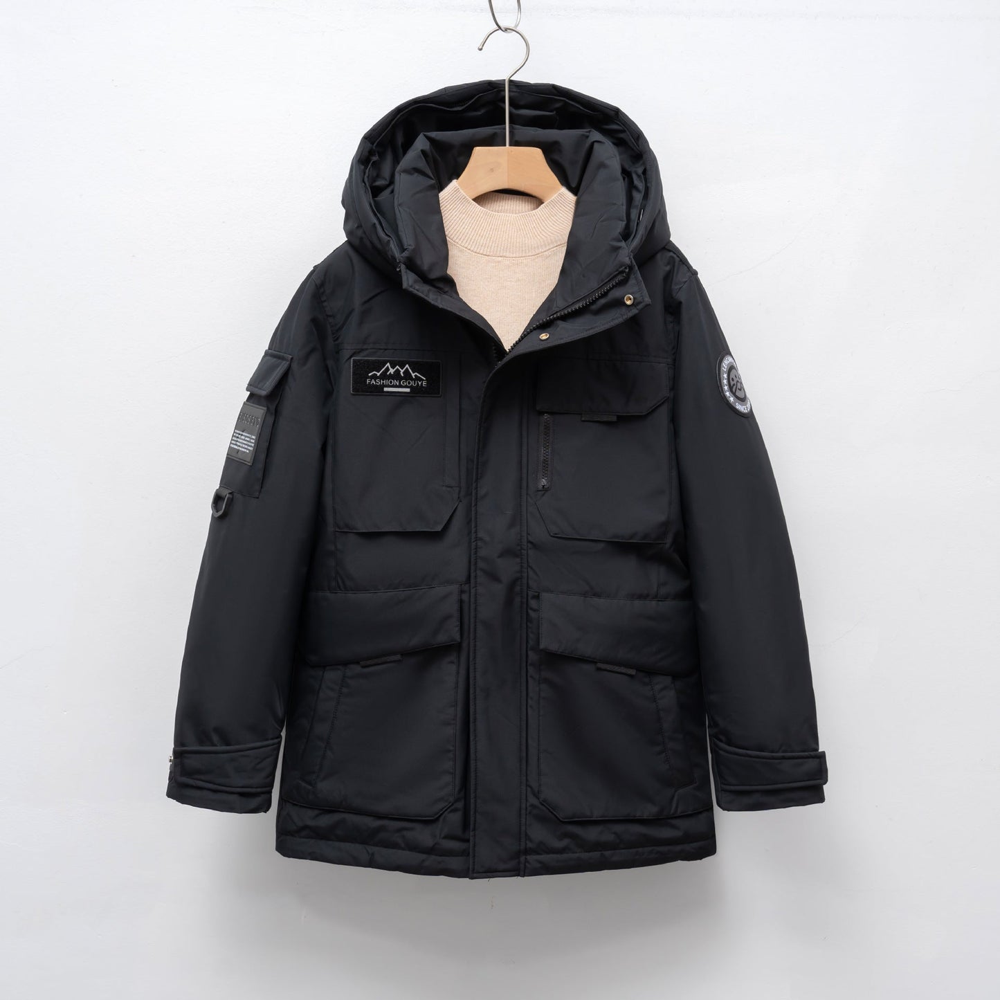 Damen Winterparka mit praktischen Taschen und verstellbarem Kapuzensystem Amawinc