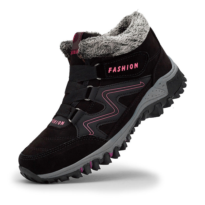 Damen Hochwertige Outdoor-Wanderschuhe mit isoliertem Futter und rutschfester Sohle Amawinc