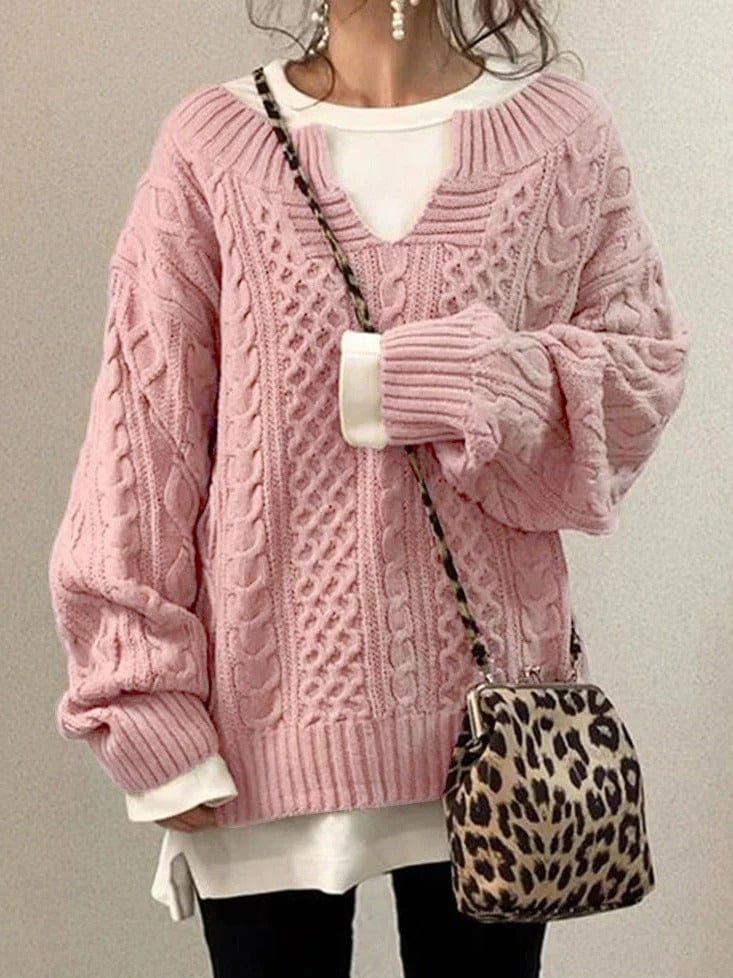Sophie Pull En Maille De Laine Élégant Pour Femme Amawinc Confort Et Style Décontracté
