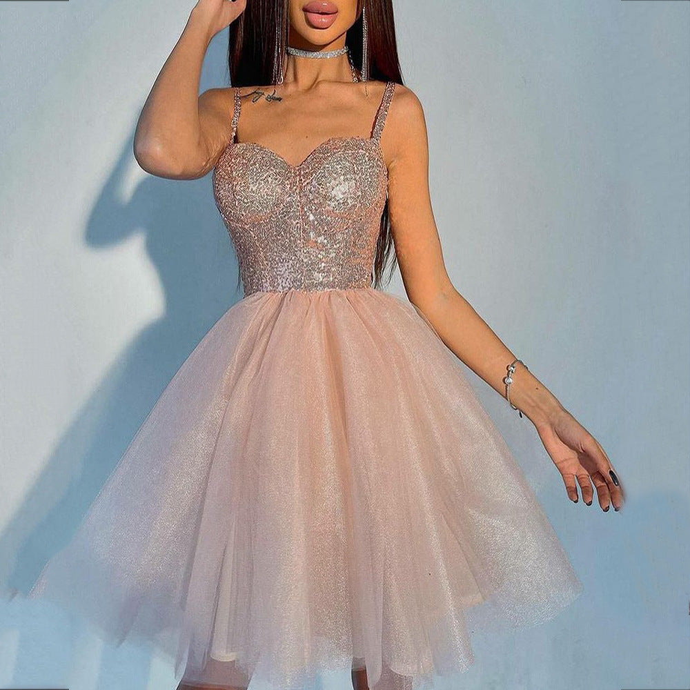 Fudus | Elegantes Toastfarbenes Morgenmantelkleid