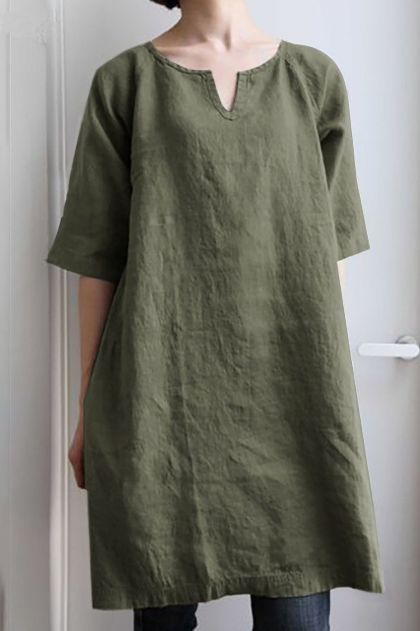 Leichtes Leinenkleid Karina - Tunika