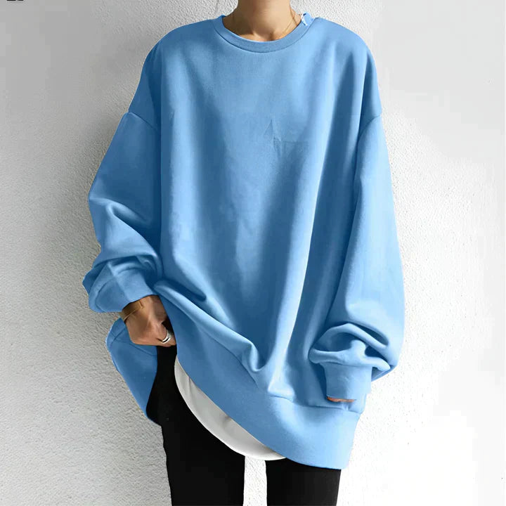 Pull Femme Oversize En Maille Manches Longues Style Décontracté Confort Nordisk Flair