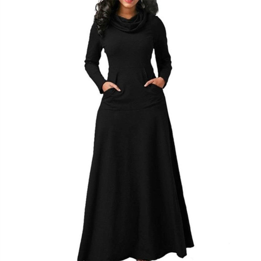 Durchsichtiges, fließendes Abendmaxikleid von Fudus