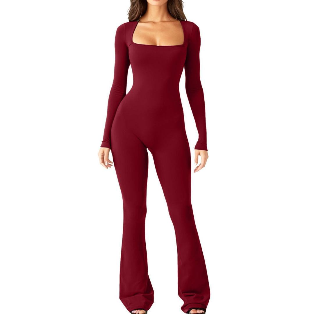 Damens Jumpsuit aus figurbetontem Flare-Design von Naria