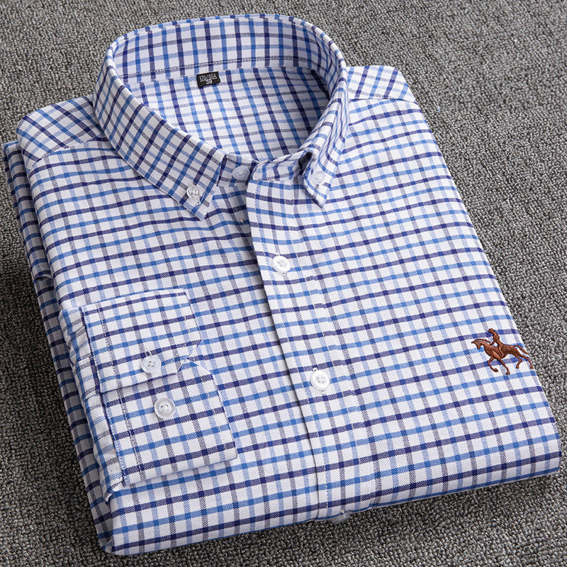 Chemise Jason Homme À Carreaux Boutonnée Amawinc Confort Décontracté Pour Style Quotidien