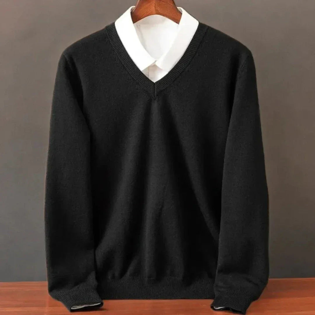 Pull Cachemire Orlando Col en V Luxe Confort Chaleur Élégance pour Homme et Femme