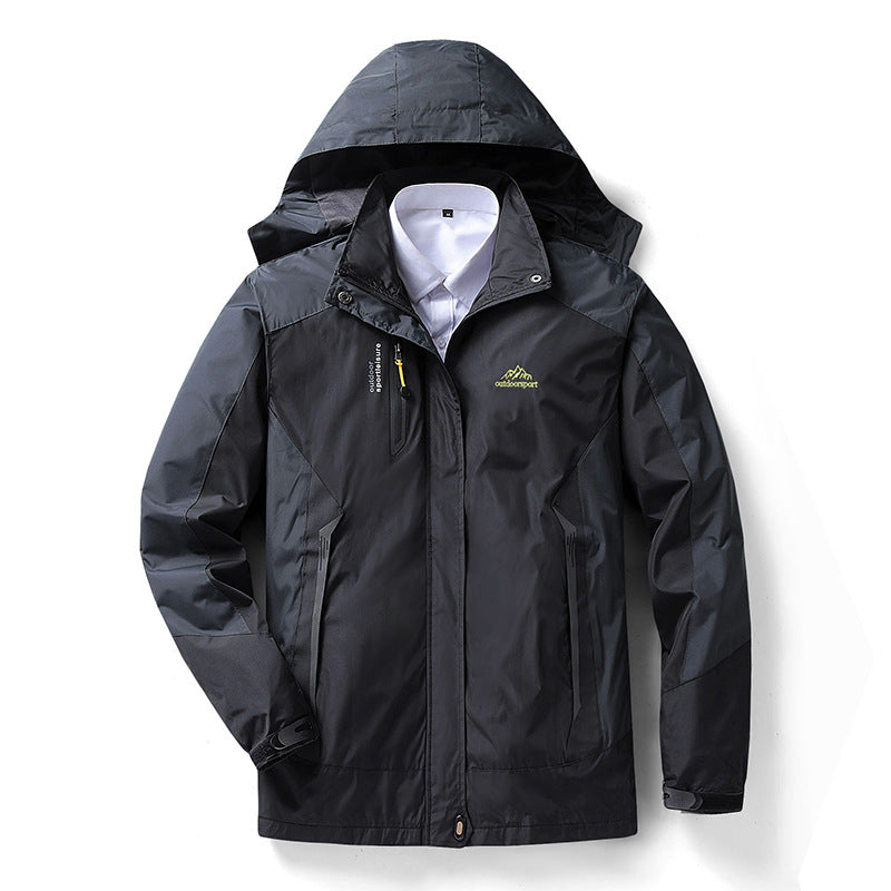 Veste Imperméable Pour Femme Avec Capuche Amovible Pour Randonnée Et Plein Air Et Activités Extérieures
