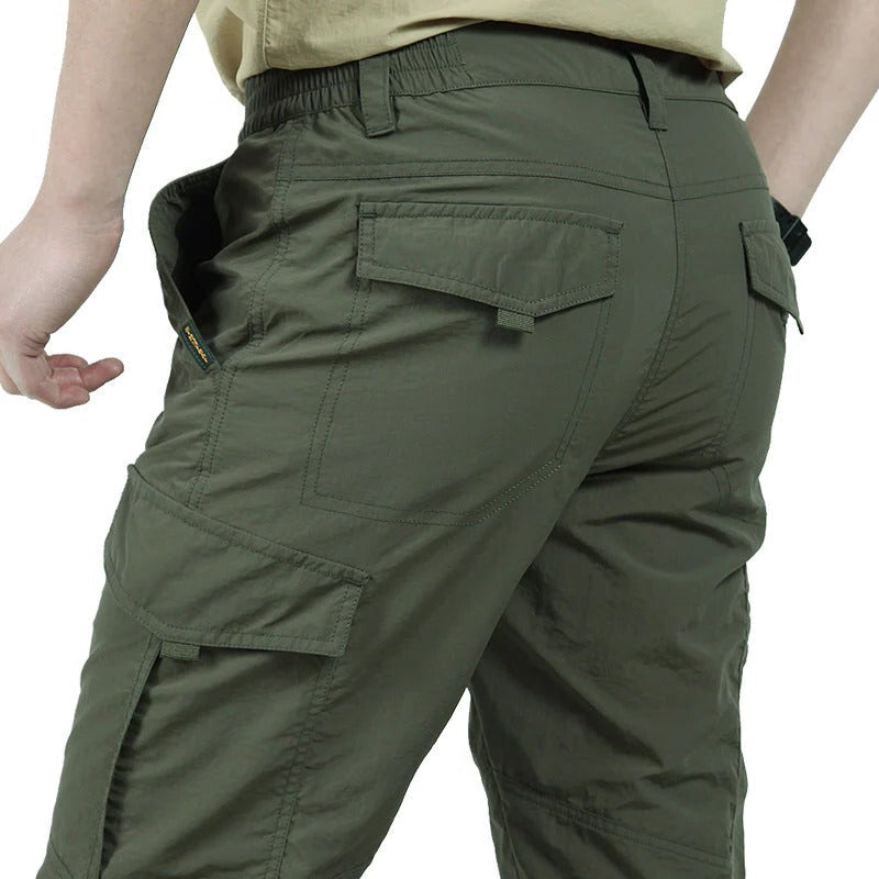 Amawinc Pantalon Cargo Slim Homme Avec Multiples Poches Pour Utilité Quotidienne Et Confort