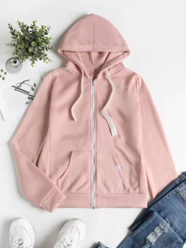 Sweat À Capuche Zippé Pour Femme Julia Hiver Chaud Et Confortable Idéal Pour Quotidien Et Sorties Décontractées