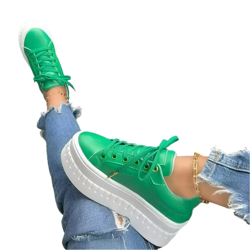 Baskets Plateau Pour Femme Élégance Moderne Et Confort Quotidien Polyvalents Pour Tous Les Styles