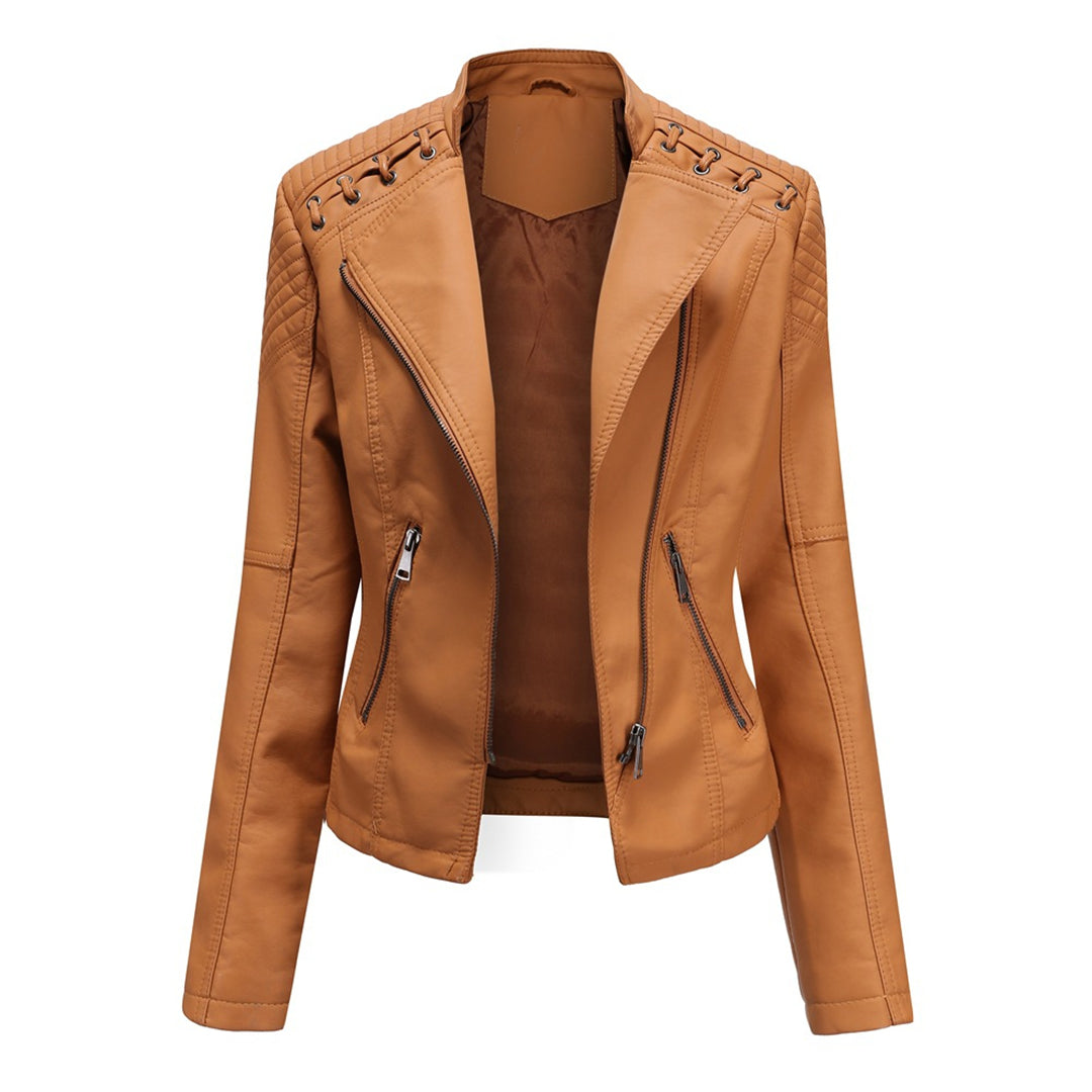 Zeitlose Eleganz: MARIE Lederjacke